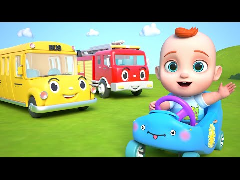 Las Ruedas Del Autobús con Leo Español 🚌 Canciones Infantiles