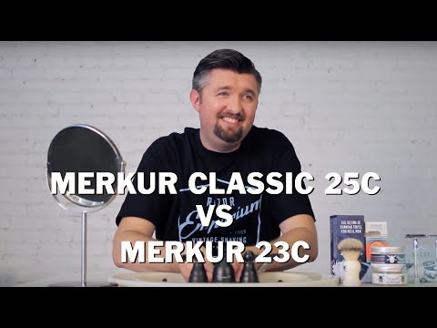 Wetshave Showdown: Merkur Classic Safety Razor 25c vs 23c