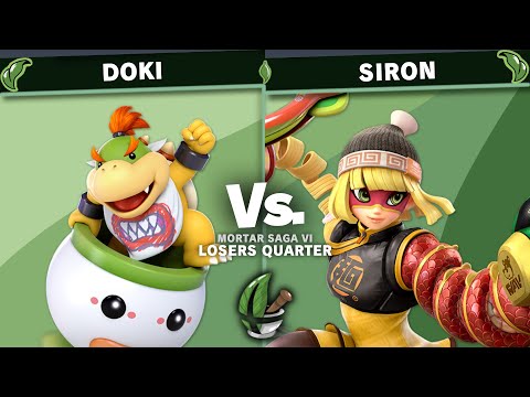 Mortar Saga VI - Doki (Bowser Jr.) Vs Siron (Min Min) - Losers Quarter-Final