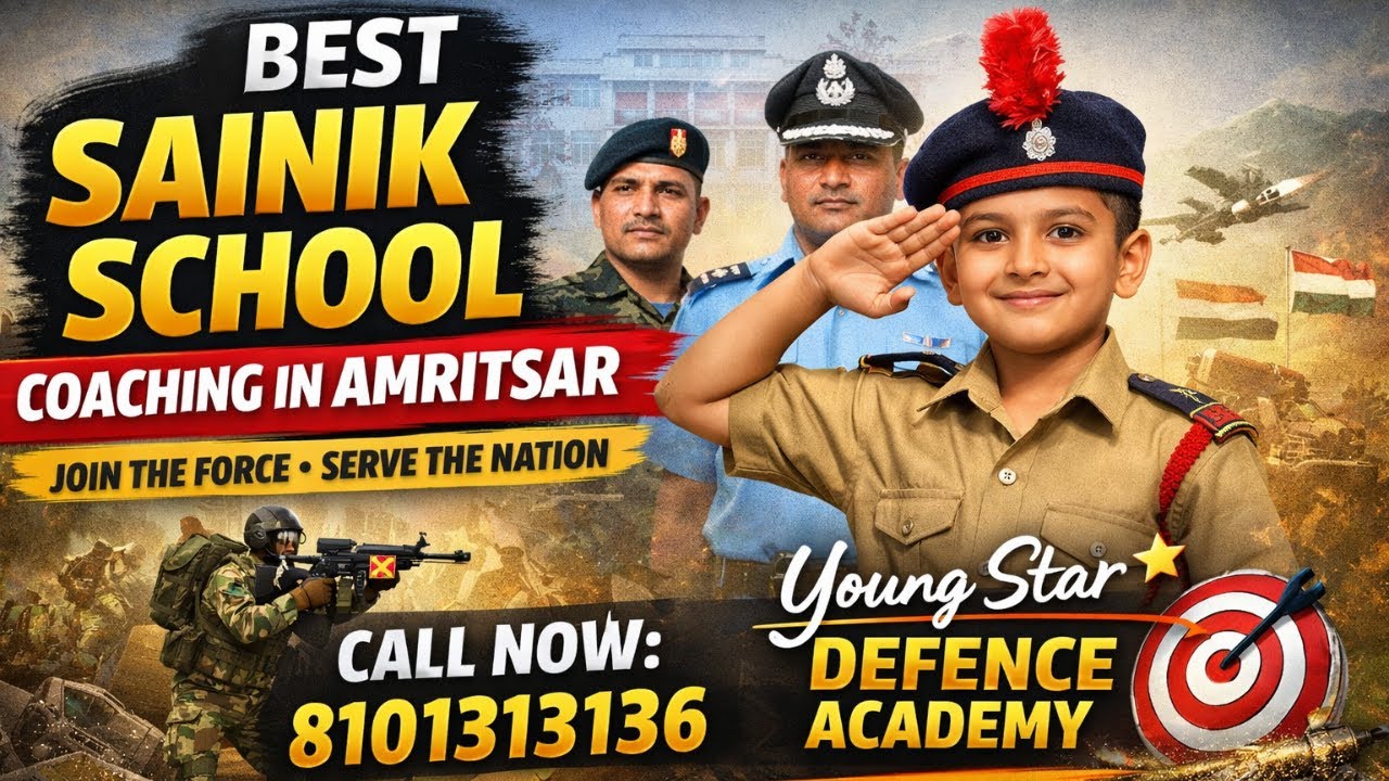 Best Sainik School Coaching in Amritsar — Young Star Defence Academy