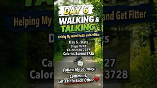 Day 6 walking and talking to help my mental health and to get fitter | The Struggle with Sleep
