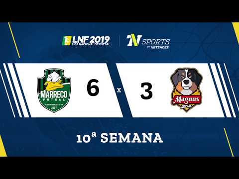 LNF2019 - Gols - 10r - Marreco 6 x 3 Magnus