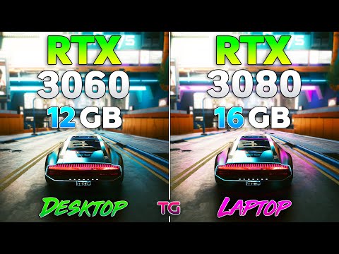 RTX 3080 Laptop vs RTX 3060 Desktop - Test in 8 Games