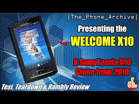 |THE_PHONE_ARCHIVE| Presenting the WELCOME X10 - A Sony Xperia X10 Clone from 2010!