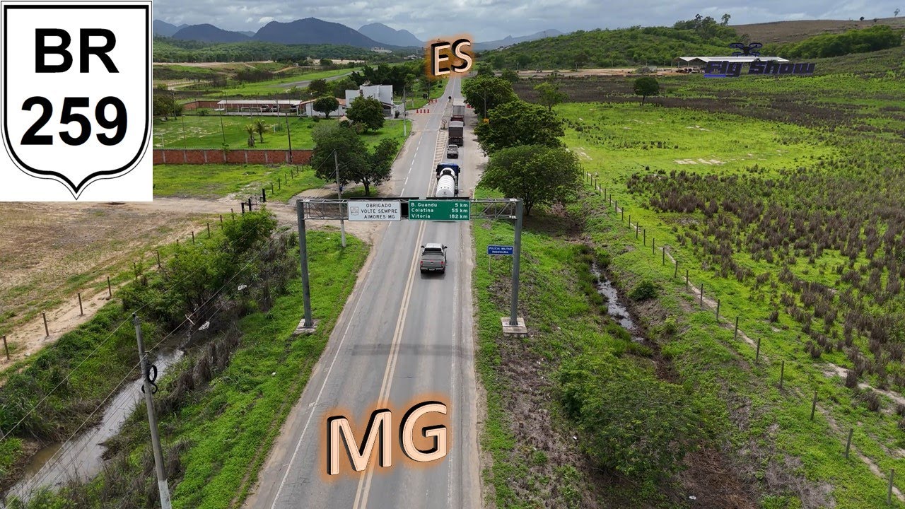 DIVISA de MINAS GERAIS com ESPÍRITO SANTO.