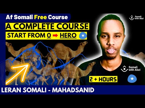 Af Somali For Beginners | A Complete Free Course | Start From 0 ➡️ Hero! 2024