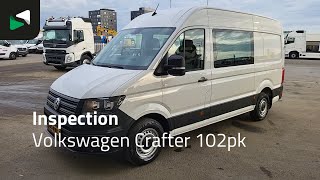 سيارة نقل بضائع صغيرة Volkswagen Crafter 102pk Dubbel Cabine L3H3 Trekhaak Navi Airco Parkeersens | صورة 2 - Autoline