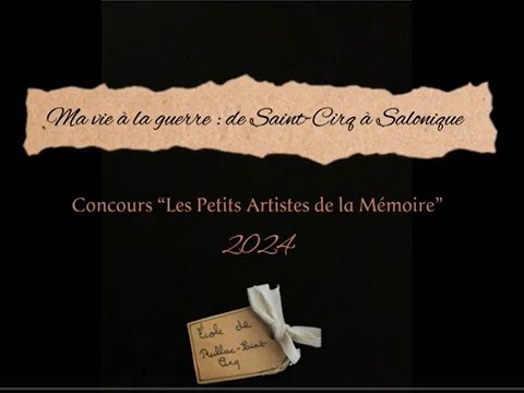 Concours Les Petits Artistes de le Mémoire 2024, école de Rullac-Saint-Cirq (Joseph AZAM) - 11/11/2024.
