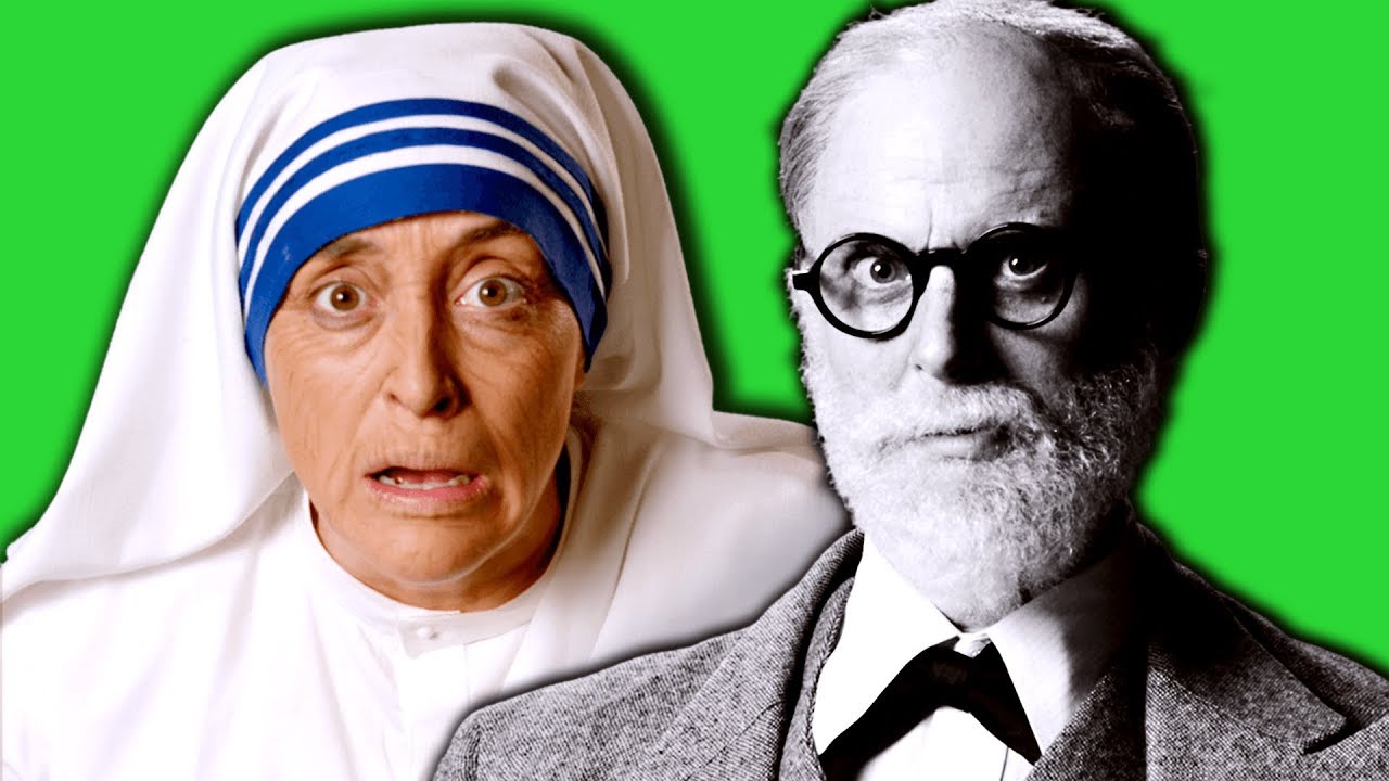 Mother Teresa vs Sigmund Freud. ERB Behind The Scenes