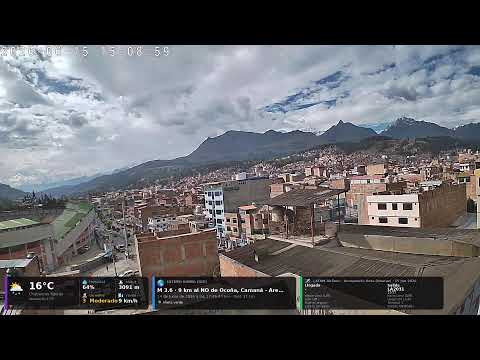 Huaraz Live Webcam 🇵🇪 | Huascarán & Andes Mountains | Peru 24/7 | Lo-Fi Audio