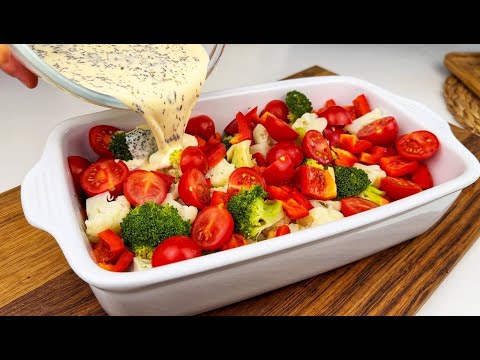 It's so delicious that I make it almost every day! Healthy Broccoli Cauliflower Recipe!