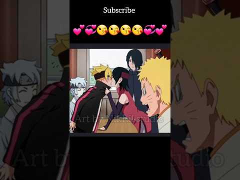 Boruto and sarada child hood  love cute couples  in anime #boruto #sarada #anime #love #couples