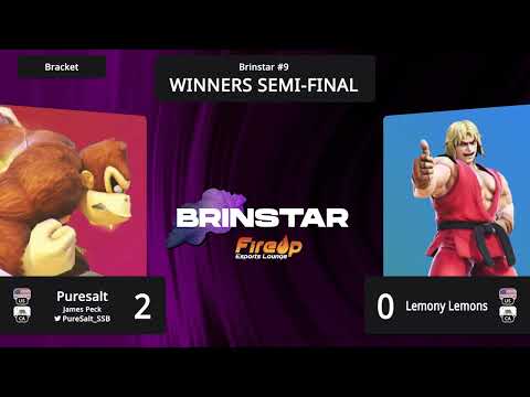 Lemony Lemons (Ken, Ryu) vs Puresalt (Donkey Kong) - Brinstar #9 Winners Semi Finals