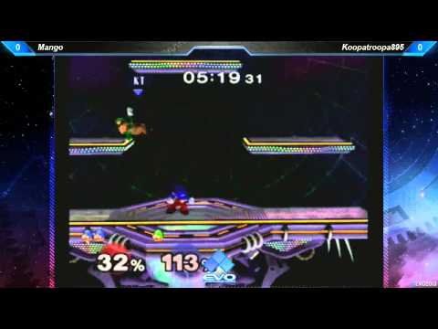 EVO 2013 SSBM Pools A57 - Mango (Blue Mario) vs Koopatroopa895 (Mario)