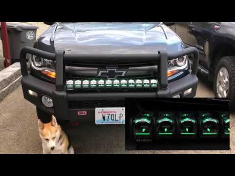 Rigid Industries Adapt Light Bar Feature Review and Test at night