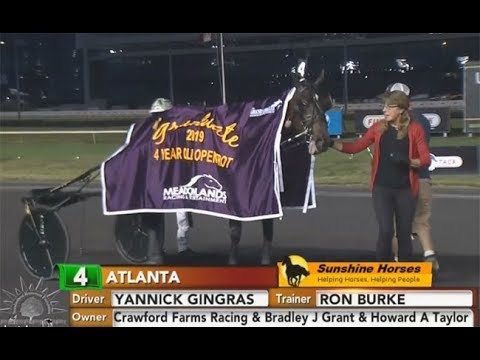Atlanta & Yannick Gingras wins Graduate Final in 1.49,1 (1.07,9) at The Meadowlands. Six Pack 2nd..