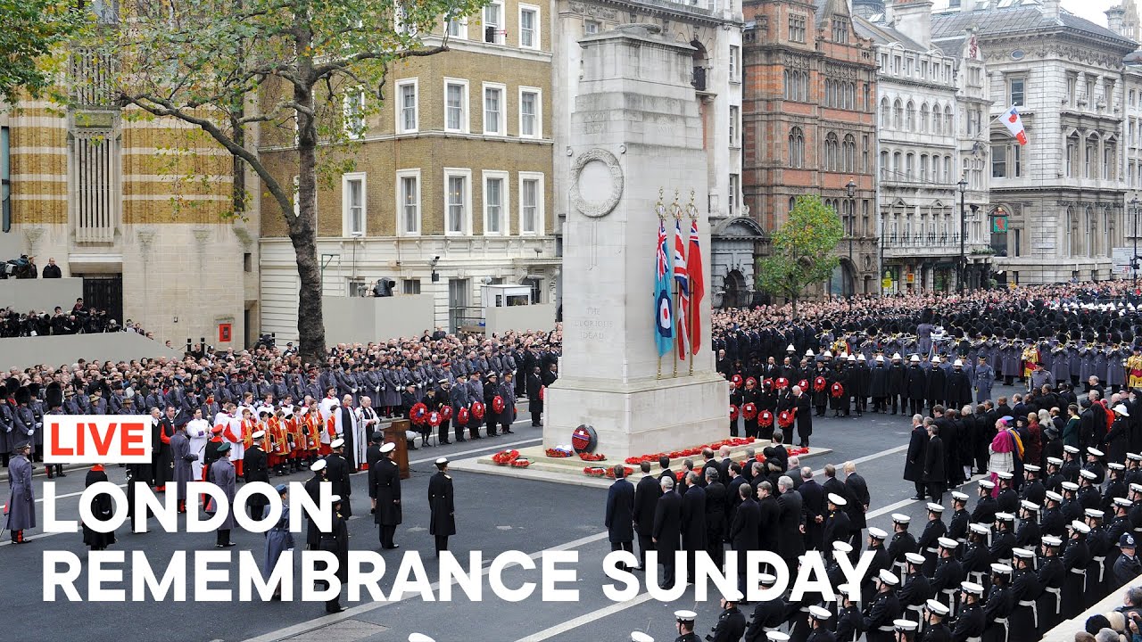 London Remembrance Sunday from The Cenotaph
