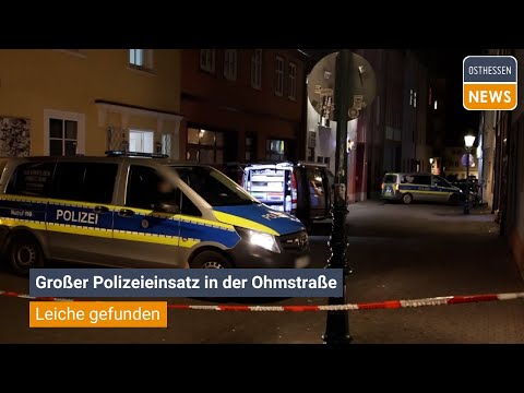 FULDA: Major police operation on Ohmstrasse - body found