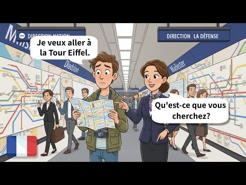 20 Minuten echte französische Gespräche (A1–A2)