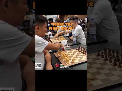 😯Magnus plays SHOCKING opening. #chess #shorts