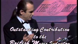 Status Quo win Outstanding Contribution presented by Terry Ellis | BRIT Awards 1991