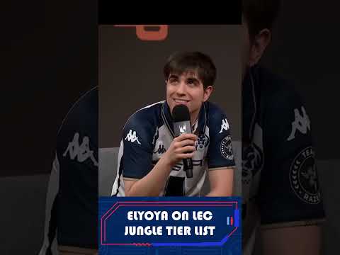 MAD Elyoya on his LEC Jungle Tier List #leagueoflegends #lec #madlions #elyoya #tierlist #shorts