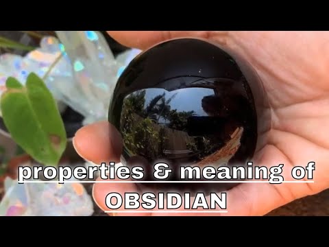 Bedeutung, Vorteile und spirituelle Eigenschaften von Obsidian