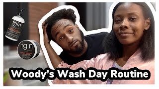 Woody Wash Day Routine | Men's Natural Hair Care