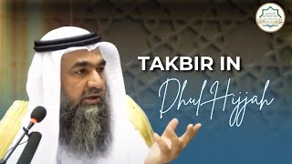 Download lagu Saying The Takbir in Dhul-Hijjah | Shaykh Muhammad Hisham Al-Tahiri حفظه الله mp3