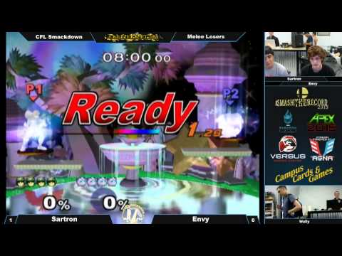 CFL Smackdown 11/11 - Sartron vs Envy - Melee Losers
