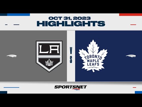 NHL Highlights | Kings vs. Maple Leafs - October 31, 2023