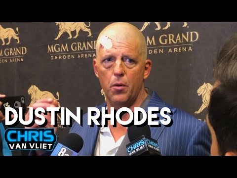 Dustin Rhodes: "Vince better watch his ass", his match with Cody, bleeding, retirement, Dusty