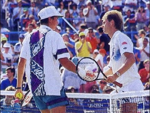 US Open 1992 4R Edberg vs Krajicek (1/2)