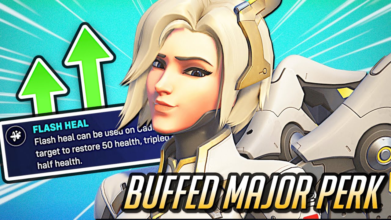 Mercy's Buffed Flash Heal Is So GOOD! 💛 - Overwatch 2