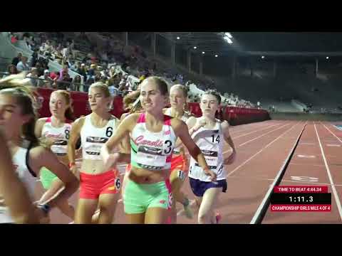 Girls Mile Championship Section 4 - New Balance Nationals Outdoor 2023