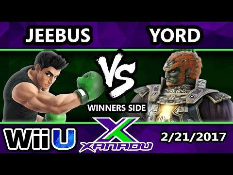 S@X 190 - Jeebus (Lil Mac) Vs. Yord (Gannondorf) - SSB4 Tournament - Smash for Wii U - Smash 4