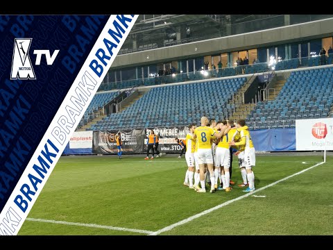 Bramka z meczu Motor Lublin - Olimpia Elbląg (12.03.2022)