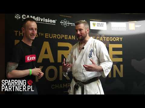 Patryk Sypień 36 Wagowych Mistrzostwach Europy Karate Kyokushin IKO Wrocław 2023