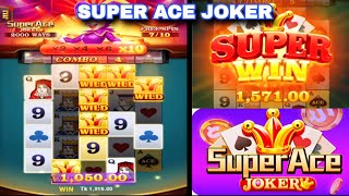 "NEW SUPER ACE JOKER SLOT | FIRST TIME PLAYING & SUPER WIN TODAY!"