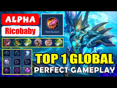 Alpha 70% Win Rate [ Top 1 Global Alpha ] By Ricobaby - Mobile Legends
