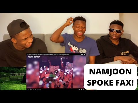 Namjoon Full Speech about GRAMMYs and Love at Las Vegas Concert | REACTION