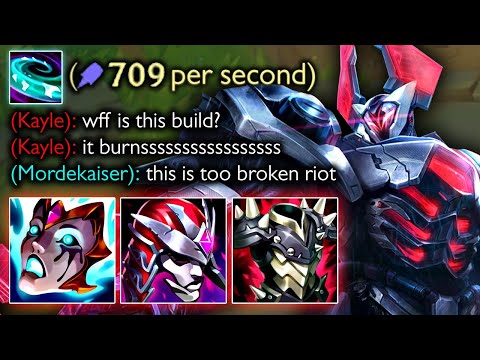 MAXIMUM DPS MORDEKAISER... THIS IS WHAT HELL FEELS LIKE