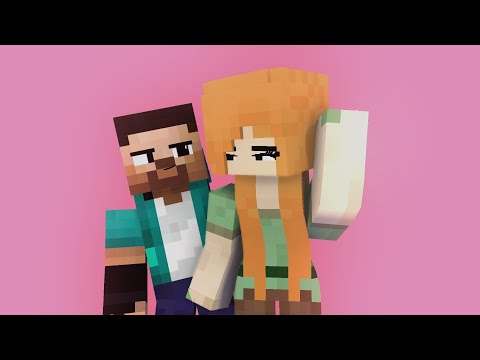 LOVEFOOL SUPER IDOL FIRST MEET HEROBRINE LOVE ALEX - MINECRAFT ANIMATION #shorts