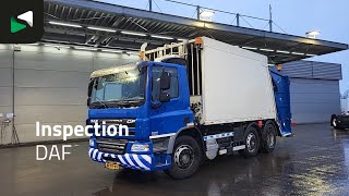 Camion poubelle DAF CF75.250 6X2 NL-Truck 21m3 Haller Zoeller M21 X2LC Steering Axle | Image 4 - Autoline