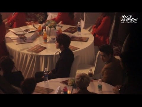 [HD Fancam]130131 SMA- EXO-K watching CNBLUE Jong Hyun "My Love"