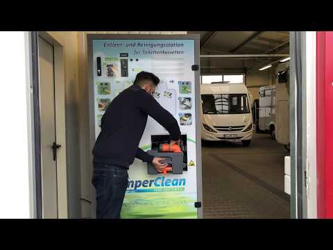 CamperClean Entleer- und Reinigungsstation bei MietCamper