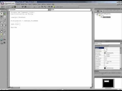 Visual Basic Vb Tutorial 6 2 File Output Tutorialgenius Com