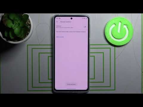 How to Unblock Number in MOTOROLA Edge 20 – Remove Number from Blacklist