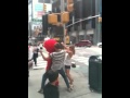Crazy Dance On Elmo In NYC