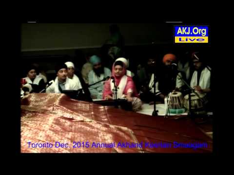 016 Toronto Dec. 2015 Friday Morning - B. Manjot Kaur Jee Toronto